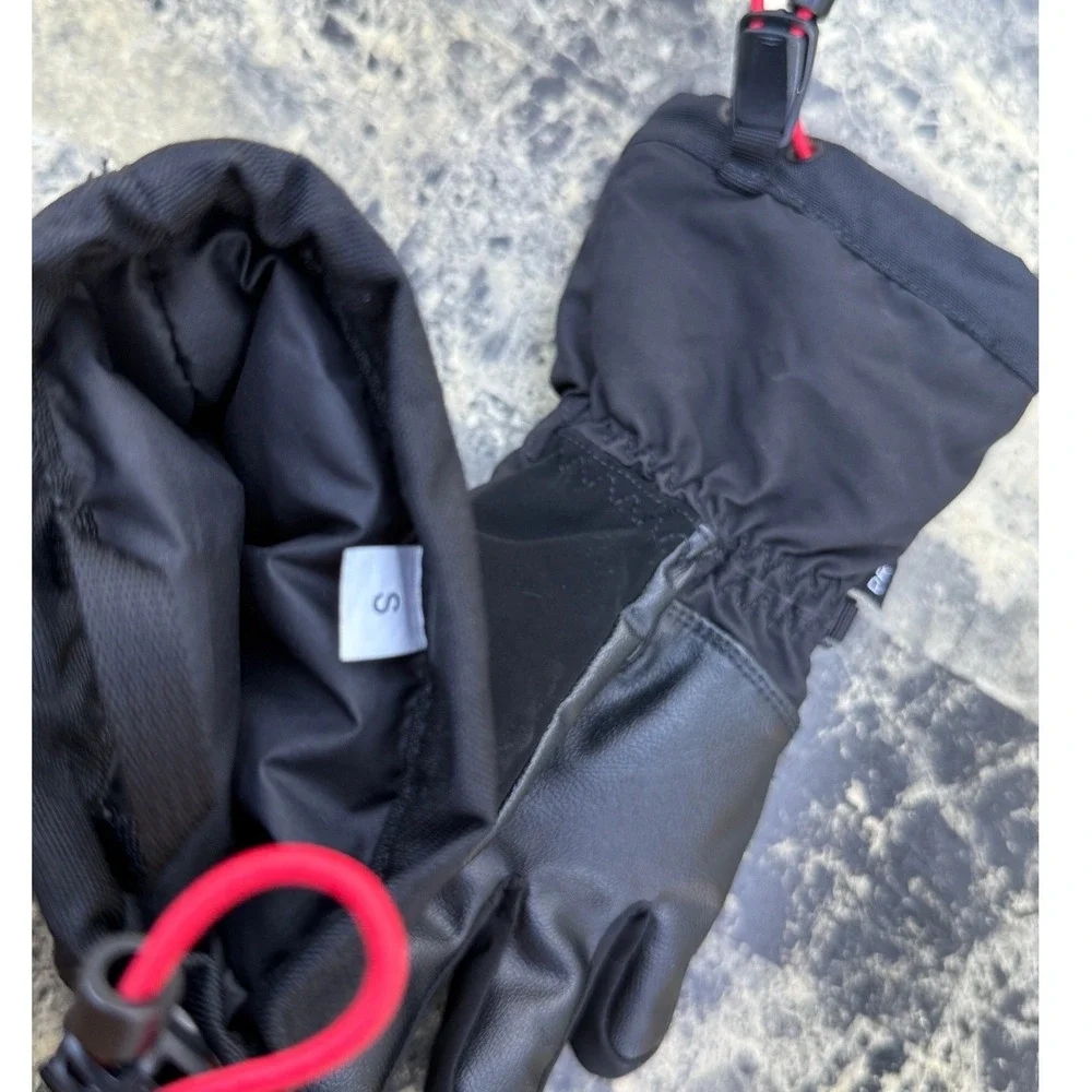 The North Face DryVent Winter Ski Snow Gloves Black Size S Waterproof